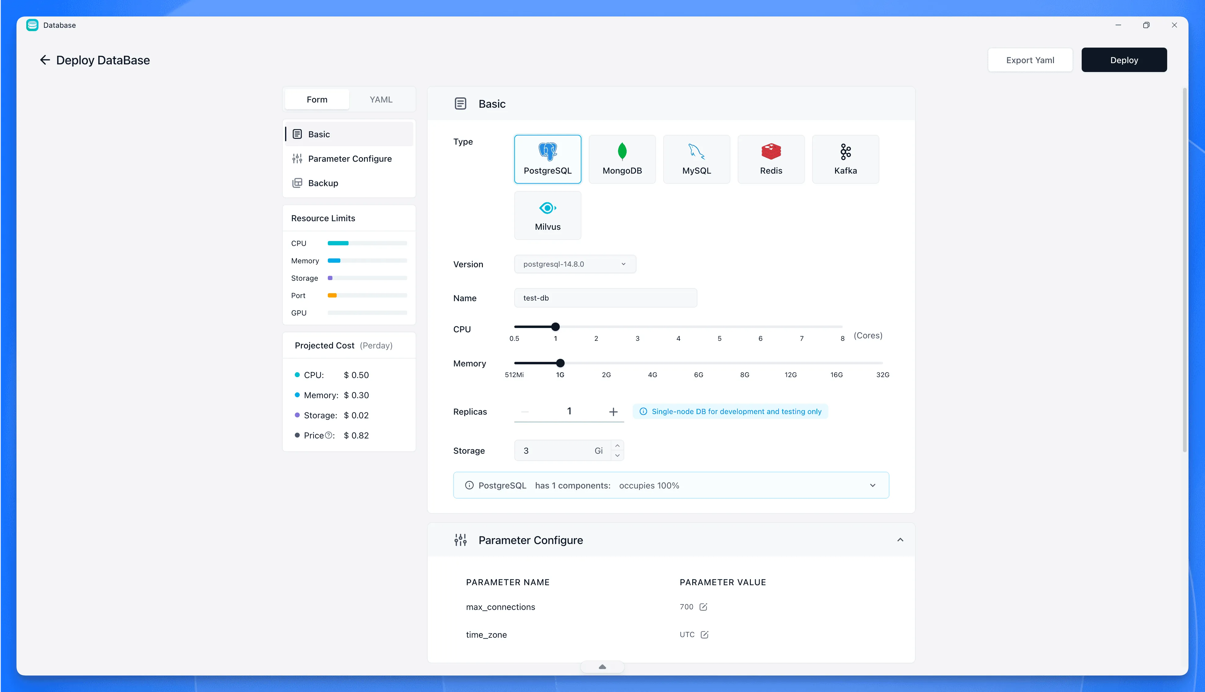 Managed Databases in Sealos